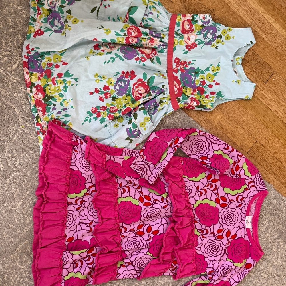 Hannah Anderson and Mini Boden Dresses